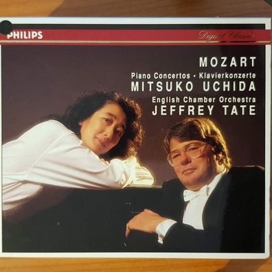 Mitsuko UCHIDA / Jeffrey TATE mozart piano concertos = klavierkonzerte NM/EX