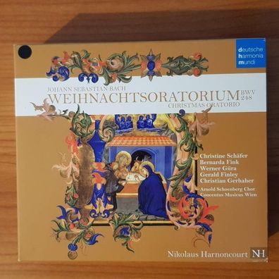 Bernarda FINK / Nikolaus Harnoncourt bach weihnachtsoratorium bwv 248 SLIP EX/EX