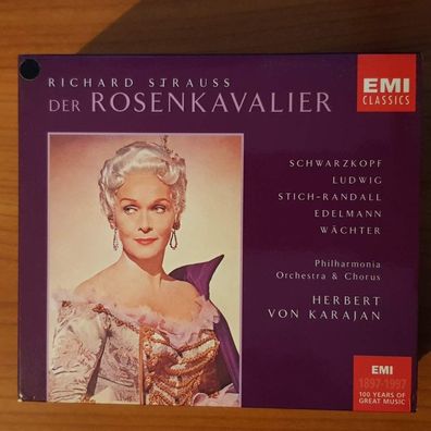 Herbert VON Karajan strauss - der rosenkavalier SLIP REM EMI UDEN Holland NM/EX