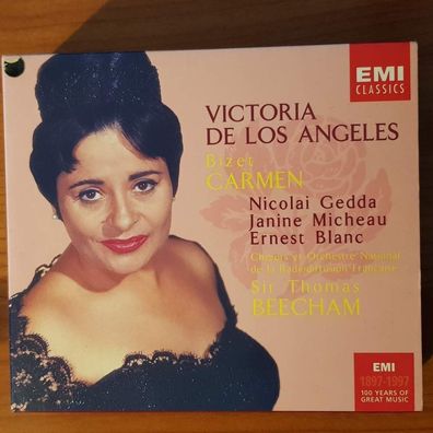 SIR THOMAS Beecham bizet - carmen SLIP REM EMI UDEN Holland NM/EX (3CD)