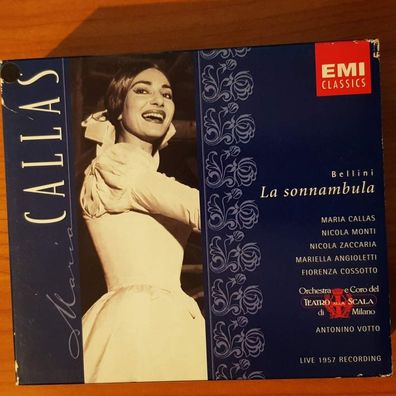 MARIA CALLAS / Antonino VOTTO bellini la sonnambula (live 1957 recording) NM/EX
