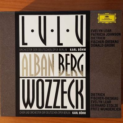 KARL BÖHM alban berg - lulu / wozzeck SLIP EDC Germany NM/EX (3CD, Classics, DG)