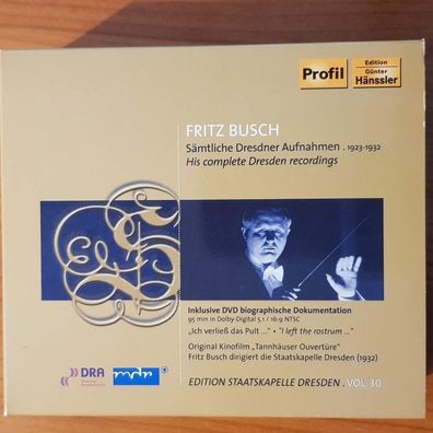 FRITZ BUSCH sämtliche dresdner aufnahmen SLIP REM NM/EX (4CD, Classics)