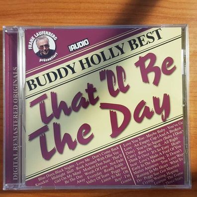 BUDDY HOLLY best - that'll be the day NEU OVP (CD Album, Pop, Zounds, 2011)