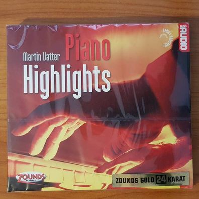 MARTIN VATTER audio audiophile piano highlights 26 DIGI 24K GOLD NEU OVP