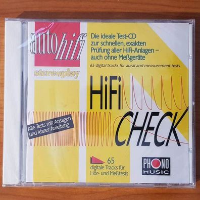Various stereoplay hifi check NEU OVP (CD Album, Pop, Phono)