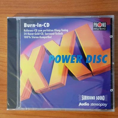 Various stereoplay xxl power disc - burn in cd 24K GOLD NEU OVP (CD Album)