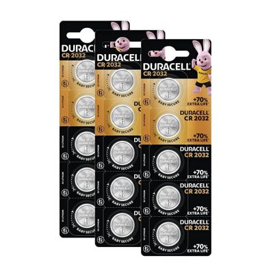 15x Duracell CR 2032 / DL 2032 Lithium Knopfzelle Batterien 3V CR2032