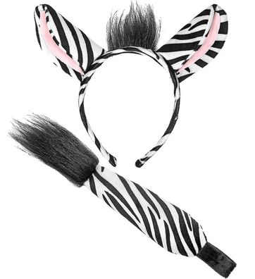 Zebraohren und Schwanz
