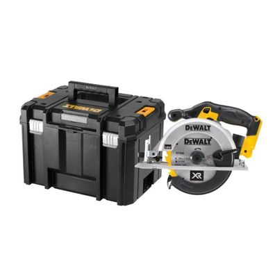 Akku-Handkreissäge DCS391NT 18V (gelb/schwarz, ohne Akku und Ladegerät, in TSTAK Box)