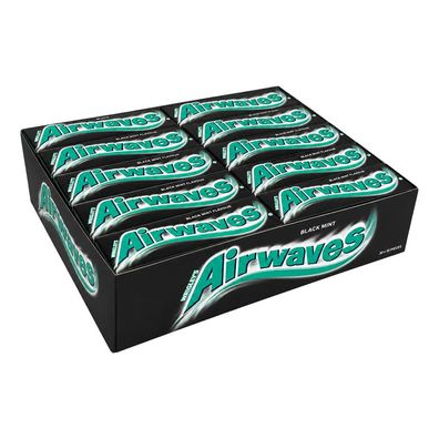 Wrigley`s Airwaves Black Mint Flavour Kaugummi 30x 14g