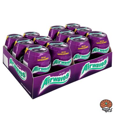 Wrigley`s Airwaves Cool Cassis Kaugummi 12x 70g á 50 Dragees
