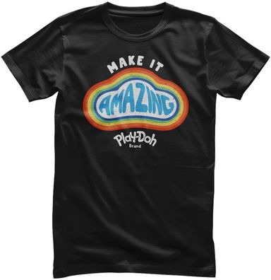 Play-Doh T-Shirt-Make It Amazing Retro HSB-1-PLDO001