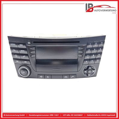 Navigationssystem CD-Radio A2118275142 BE7036 Mercedes E-KLASSE S211 E 270 CDI