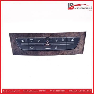Schalterleiste Warnblinker 2118212758 Mercedes E-KLASSE S211 E 270 CDI