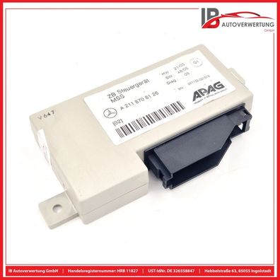Steuergerät ZB MSS Steuergerät A2118708126 Mercedes E-KLASSE S211 E220 CDI