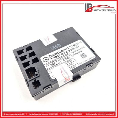 Steuergerät Zenrales Gateway A2115403145 Mercedes E-KLASSE W211 E200 CDI VDO