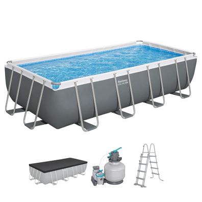 Steel Pro MAX™ Frame Pool Komplett-Set mit Sandfilteranlage 549 x 274 x 122 cm,