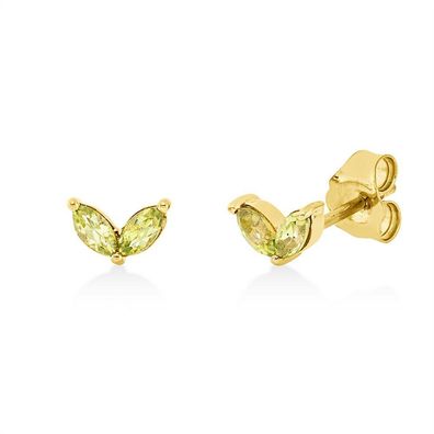Luna Creation - 2U923G8-1 - Ohrstecker - Damen - 750GG - mit Peridot
