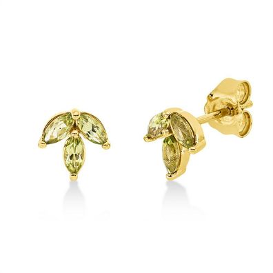 Luna Creation - 2U919G8-1 - Ohrstecker - Damen - 750GG - mit Peridot
