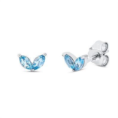 Luna Creation - 2U898W8-1 - Ohrstecker - Damen - 750WG - mit Topas