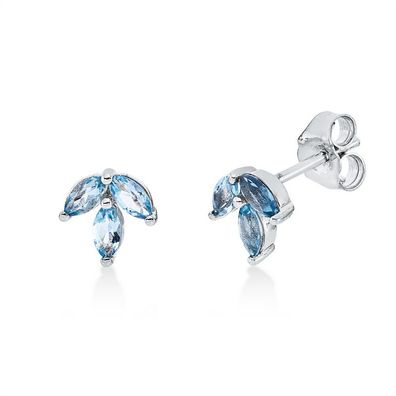 Luna Creation - 2U891W8-1 - Ohrstecker - Damen - 750WG - mit Topas