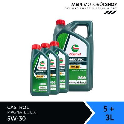 Castrol Magnatec 5W-30 DX 5 + 3 Liter