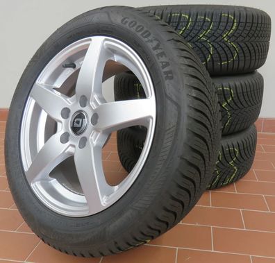 Allwetterräder Ford Focus 2014-18 Goodyear V4SG3 205 55 16 94V Diewe Alu + RDKS