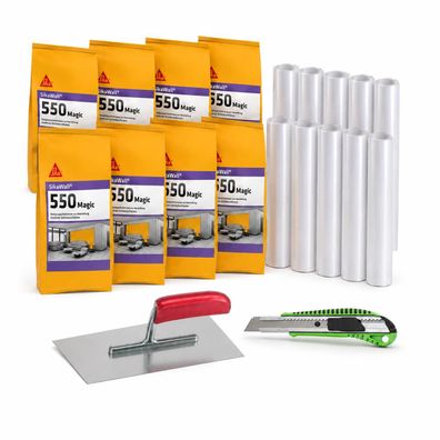 SikaWall-550 Magic DIY Designwand-Set Schalungsfolie für ca. 8m²