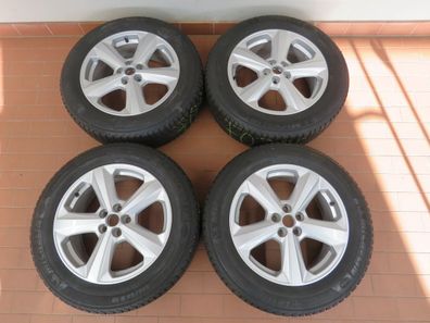 Winterräder Satz Ford Edge Michelin LatAlpin 235 60 18 auf Ford Alus + RDKS