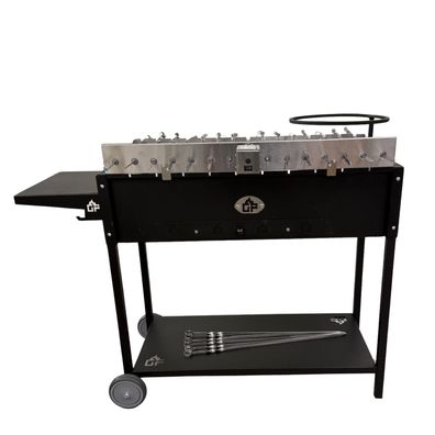 Mangal Set Batyr 80 mit 15er Drehspieß Edelstahlmotor