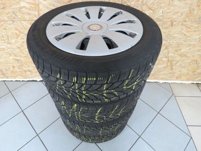 Winterräder Mercedes A und B-Klasse W176 W246 Bridgest 205 55 16 Stahlfelge + RK