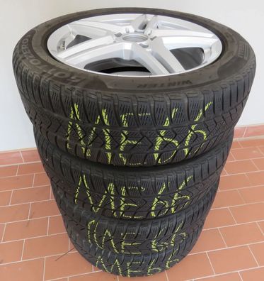 Winterräder Mercedes A und B-Klasse 205 55 17 Pirelli RIAL Alufelge + RDKS 52462