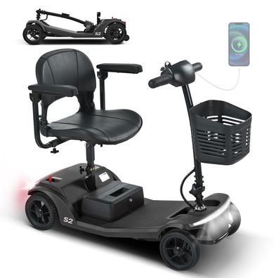 Sweetrich S2 faltbarer elektromobil für senioren,250 W, öchstgeschwindigkeit 6 km/h