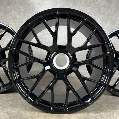Porsche 991.1 Felgen 20" Original Turbo S Zentralverschluss ZV 9 ET51 + 11,5 ET56