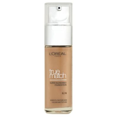 L'Oréal Paris Foundation True Match 6. N, 30 ml