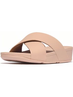 FitFlop Damen Sandalen Lulu Cross Slide Sandals Leather K04