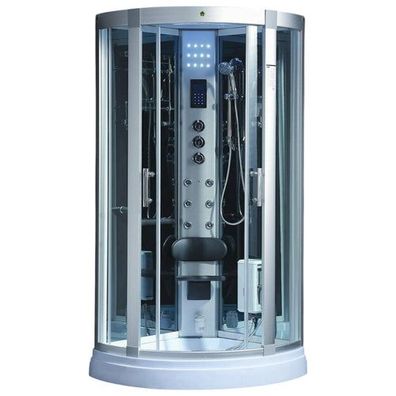 XXL Luxus LED Dampfdusche 95 Dusche Duschtempel Komplettdusche Duschkabine