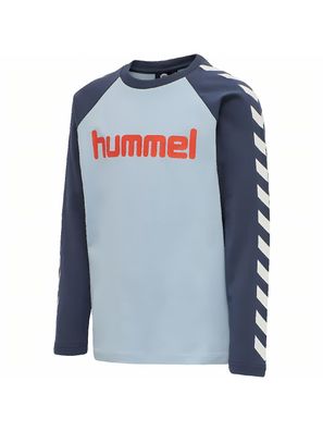 Hummel Kinder Longsleeve Boys T-Shirt L/S Blue Fog