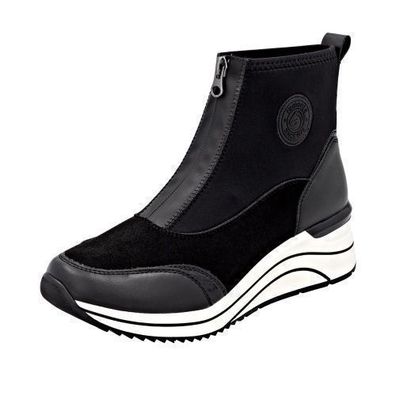 Remonte Kurzstiefel - Schwarz Leder/Synthetik
