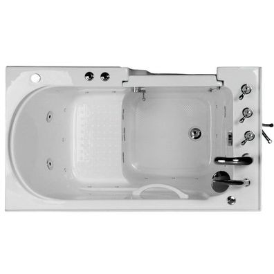 Luxus Tür-Seniorenbadewanne Whirlpool Senioren Badewanne 122x71 l