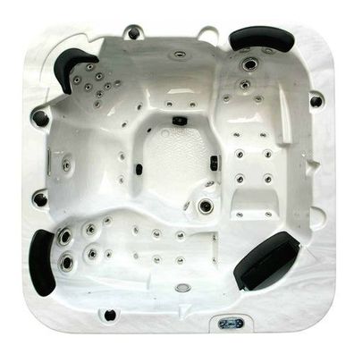XXL Luxus SPA LED Whirlpool SET 215x215 Farblicht Outdoor Indoor Pool 5-Personen
