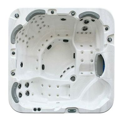 XXL Luxus SPA LED Whirlpool SET 230x230 Farblicht Outdoor+Indoor-Pool 6 P