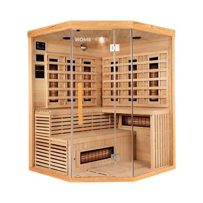 LED Infrarotkabine 150x150x200 Infrarotsauna Wärmekabine Vollspektrum Radio NEU