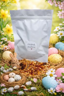 118,00 €/kg Teetüte: „Mango ´n Friends“ 50 g. in beiger Ziptüte