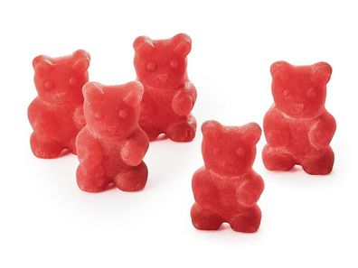35,00 €/kg Tee-Bären® Erdbeere, 100 g Erdbeere Tütchen mit Schleife Geschenk