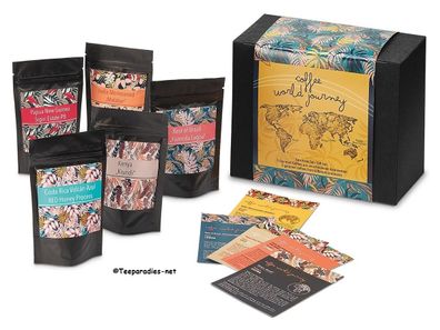 99,71 EUR/Kg Kaffee-Geschenkset „Coffee World Journey 350 g. Geschenkidee