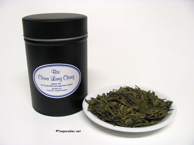 21,90 €/Einheit China Lung Ching BIO Tee 100 g. in Dose (Set) Geschenkidee