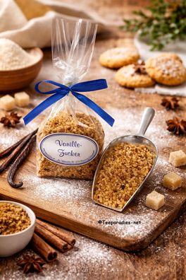 39,33 €/kg Vanille Zucker 150 g. zum Backen Vanillezucker Vanille Zucker Backen