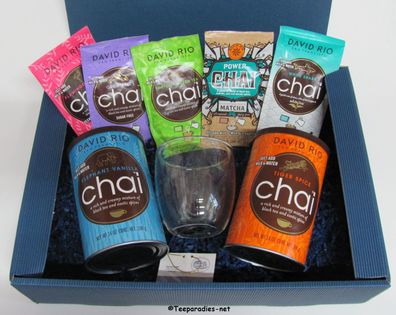 David Rio Chai" Präsentkorb* * David Rio Chai Elephant Vanilla & Tiger Spice Set